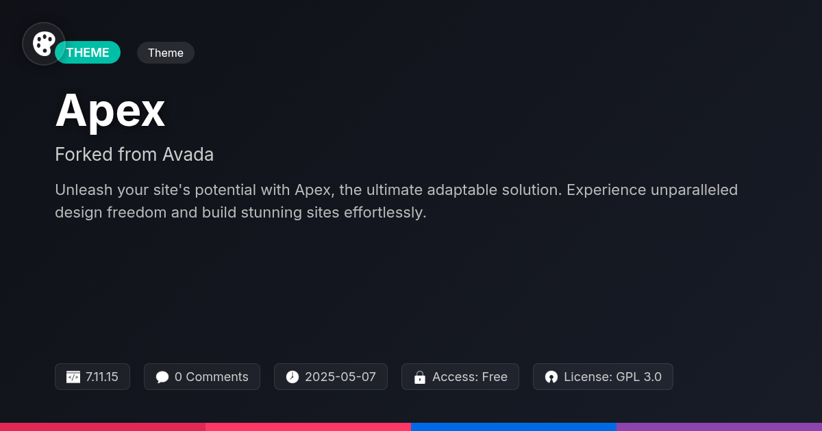 Apex forked from Avada