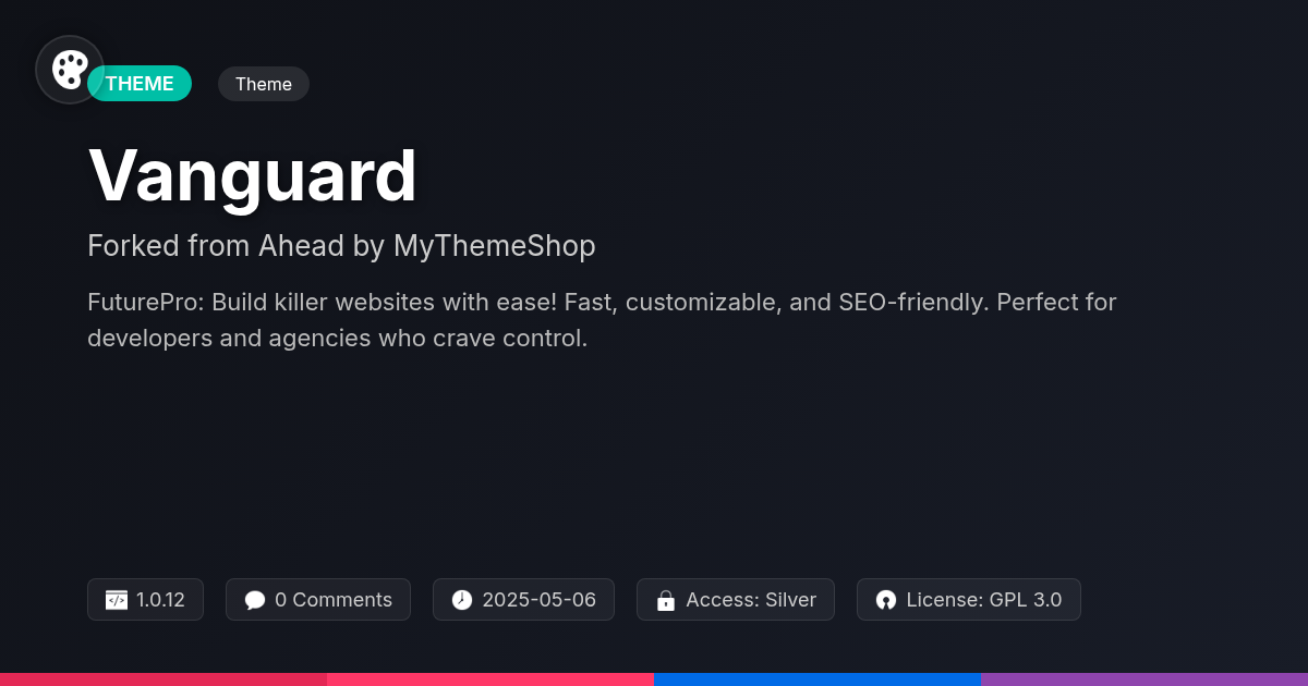 Vanguard forked from Ahead by MyThemeShop
