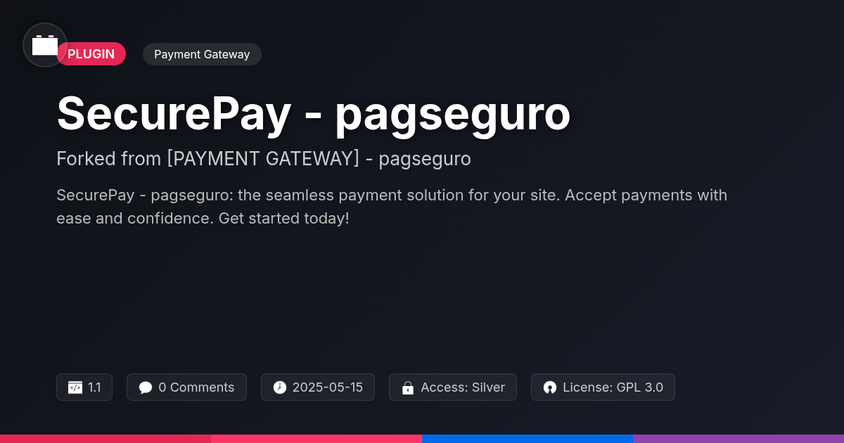 SecurePay - pagseguro forked from [PAYMENT GATEWAY] - pagseguro