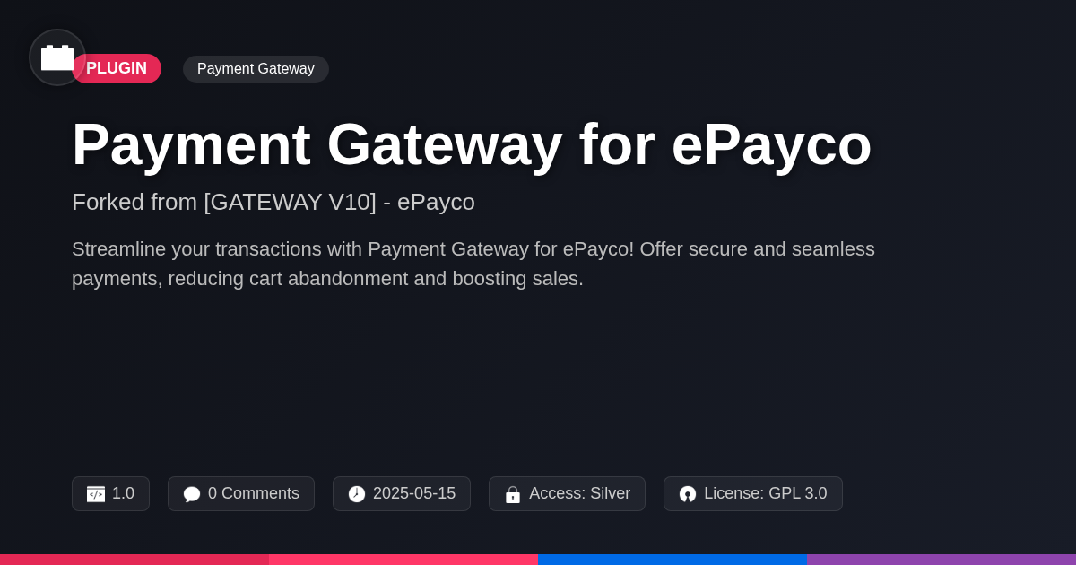 Payment Gateway for ePayco forked from [GATEWAY V10] - ePayco