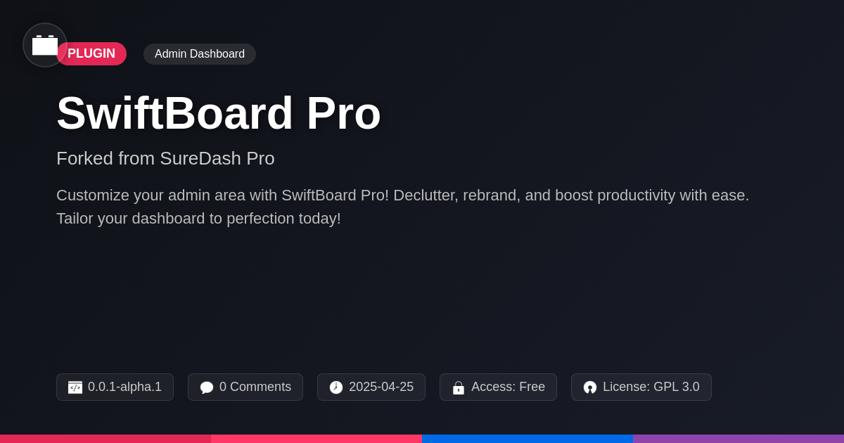Admin Panel Pro forked from SureDash Pro