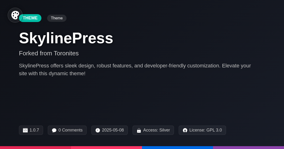 SkylinePress forked from Toronites