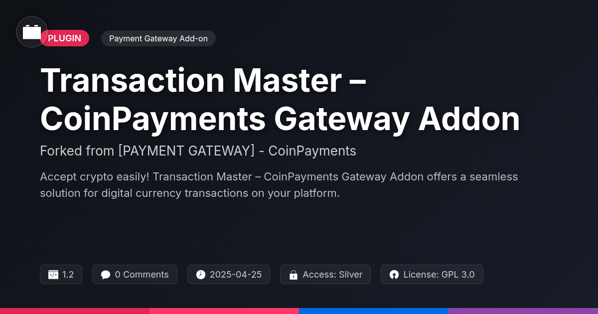 CryptoPayments forked from [PAYMENT GATEWAY] - CoinPayments