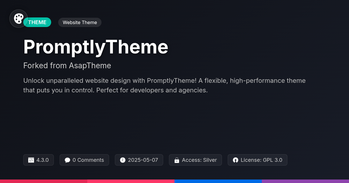 PromptlyTheme forked from AsapTheme