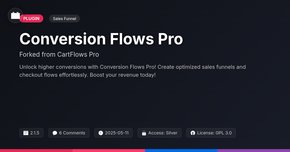 Conversion Flows Pro forked from CartFlows Pro