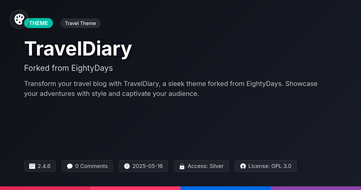 TravelDiary forked from EightyDays