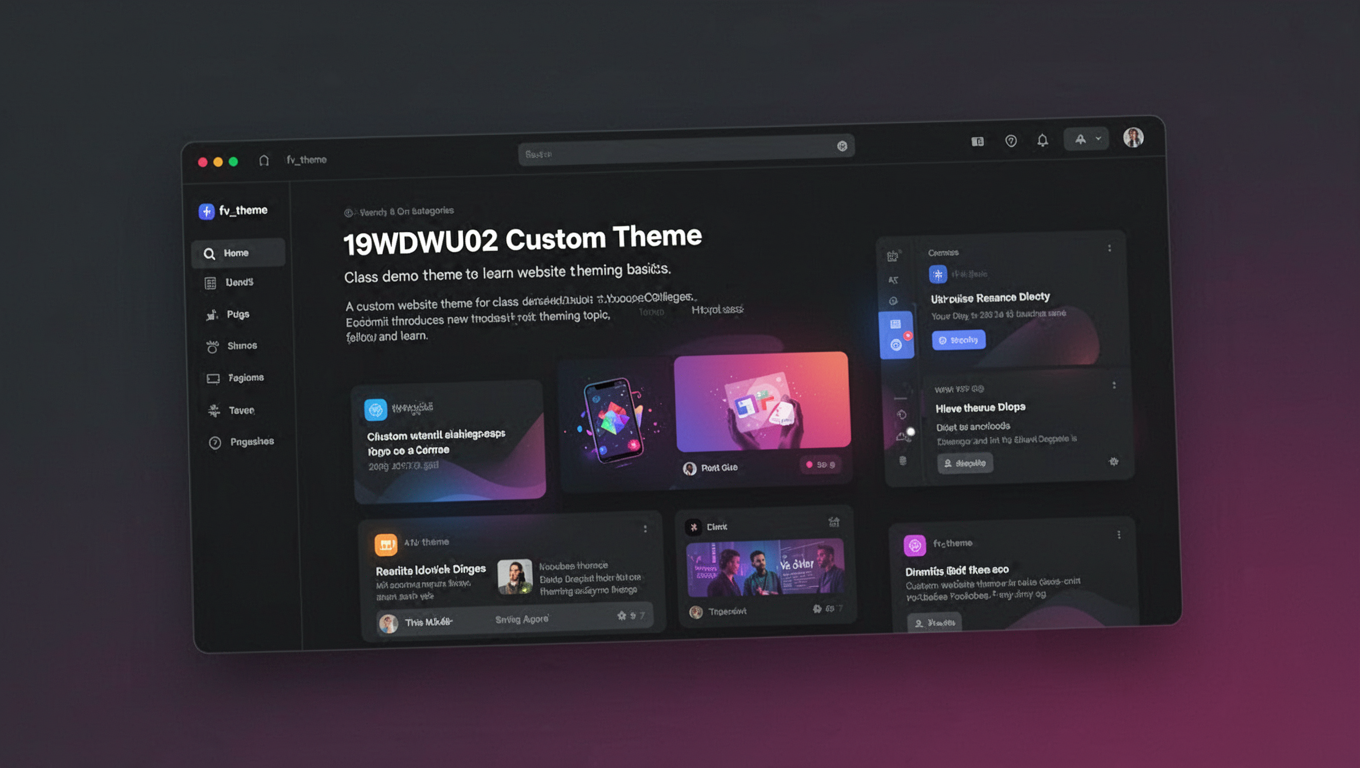 Preview of 19WDWU02 Custom Theme