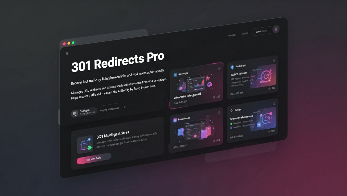 Preview of 301 Redirects Pro