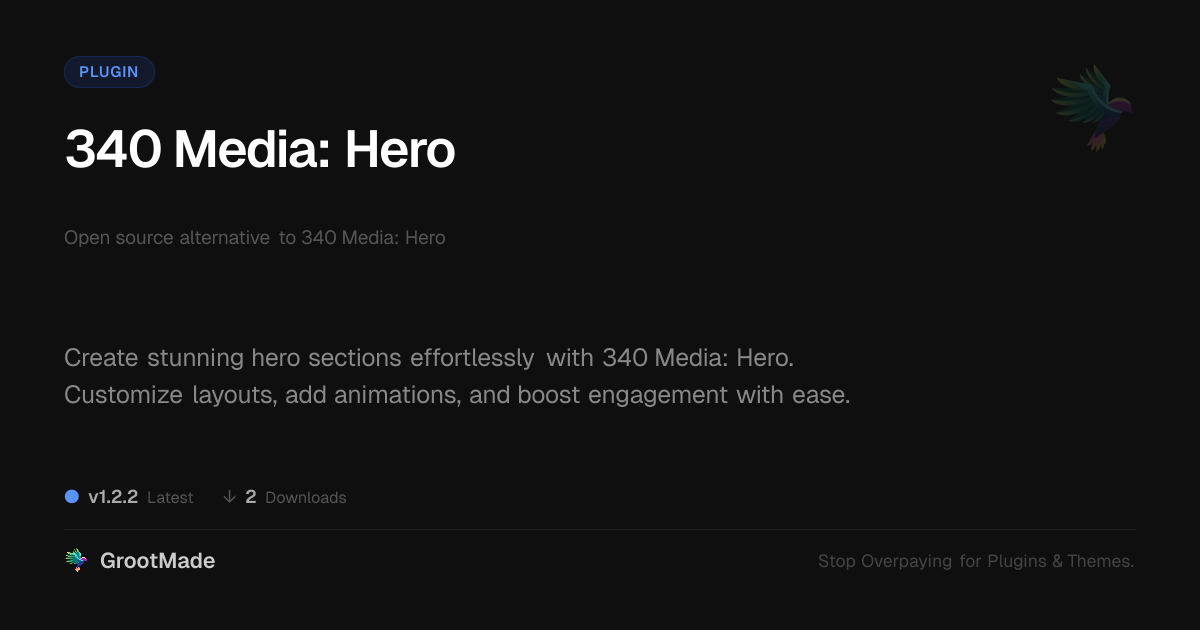 Preview of 340 Media: Hero
