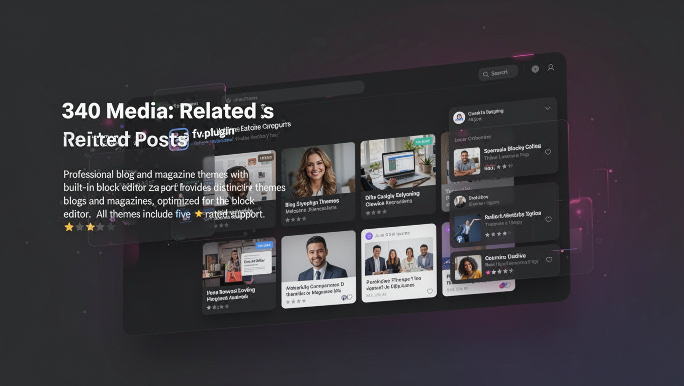 Preview of 340 Media: Related Posts