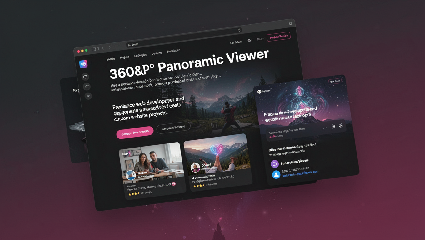 Preview of 360&deg; Panoramic Viewer