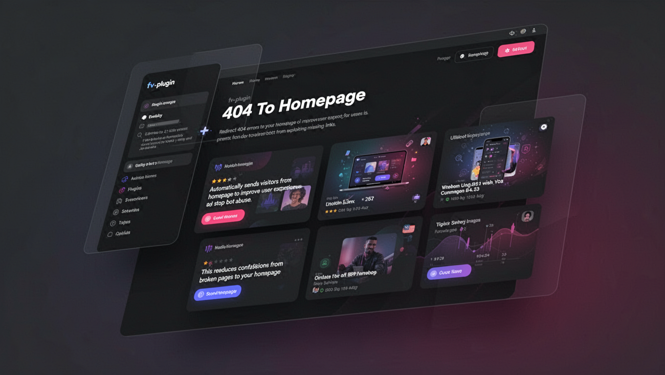 Preview of 404 To Homepage