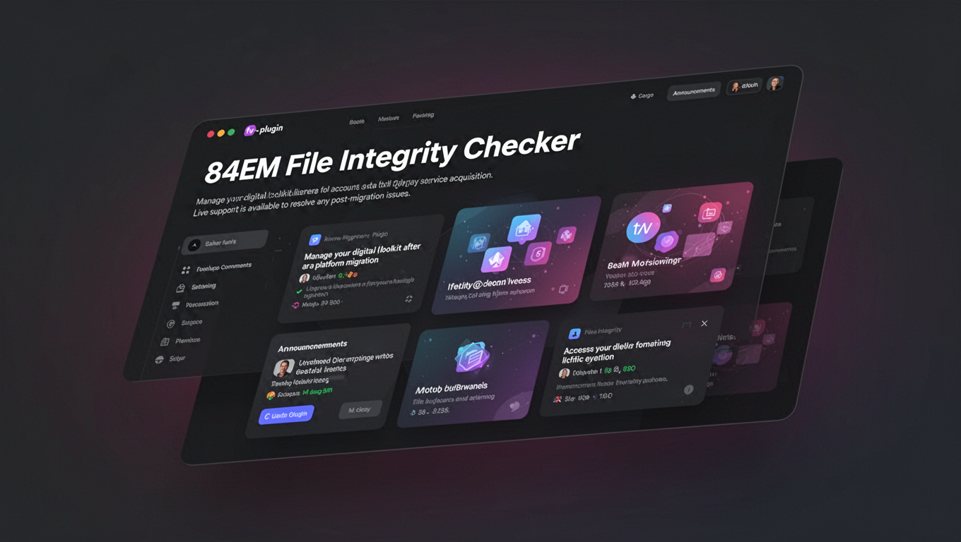 Preview of 84EM File Integrity Checker