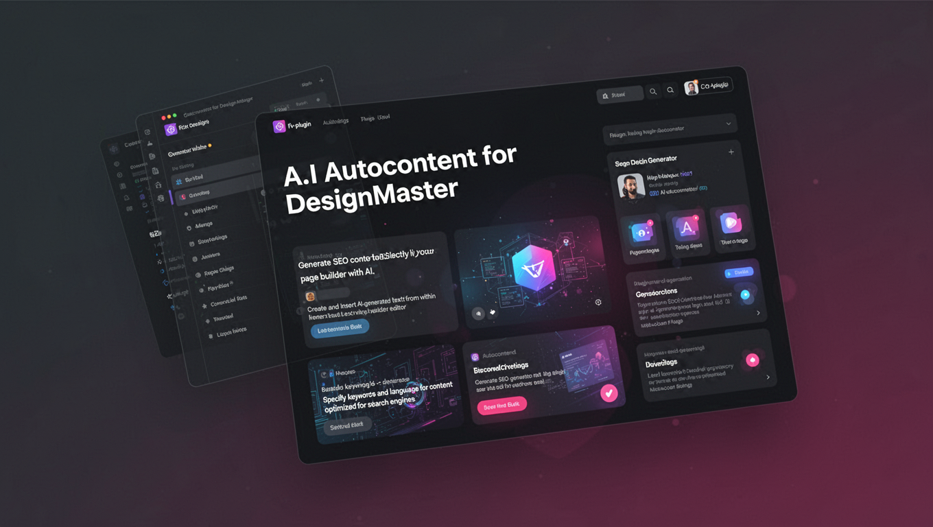 Preview of A.I Autocontent for DesignMaster