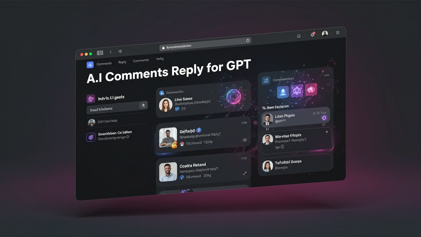 Preview of A.I Comments Reply for GPT