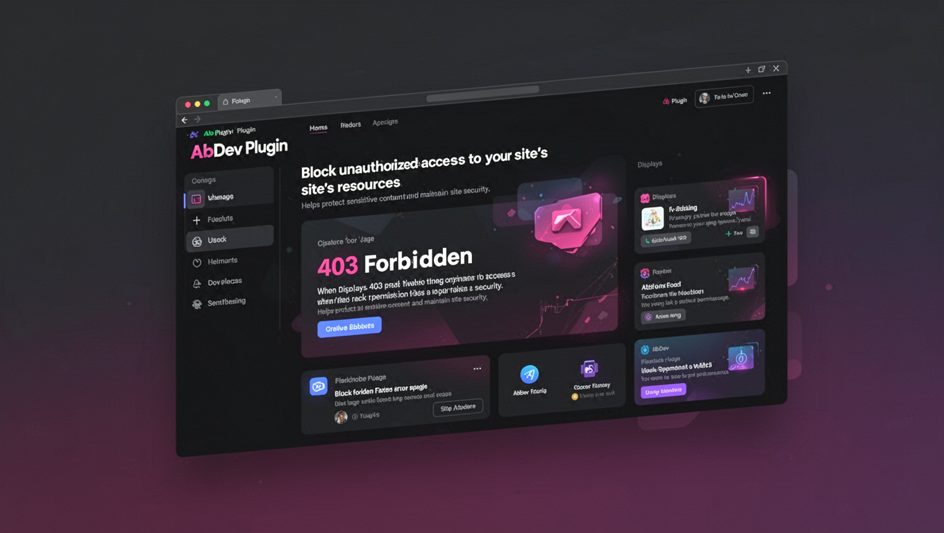 Preview of AbDev Plugin