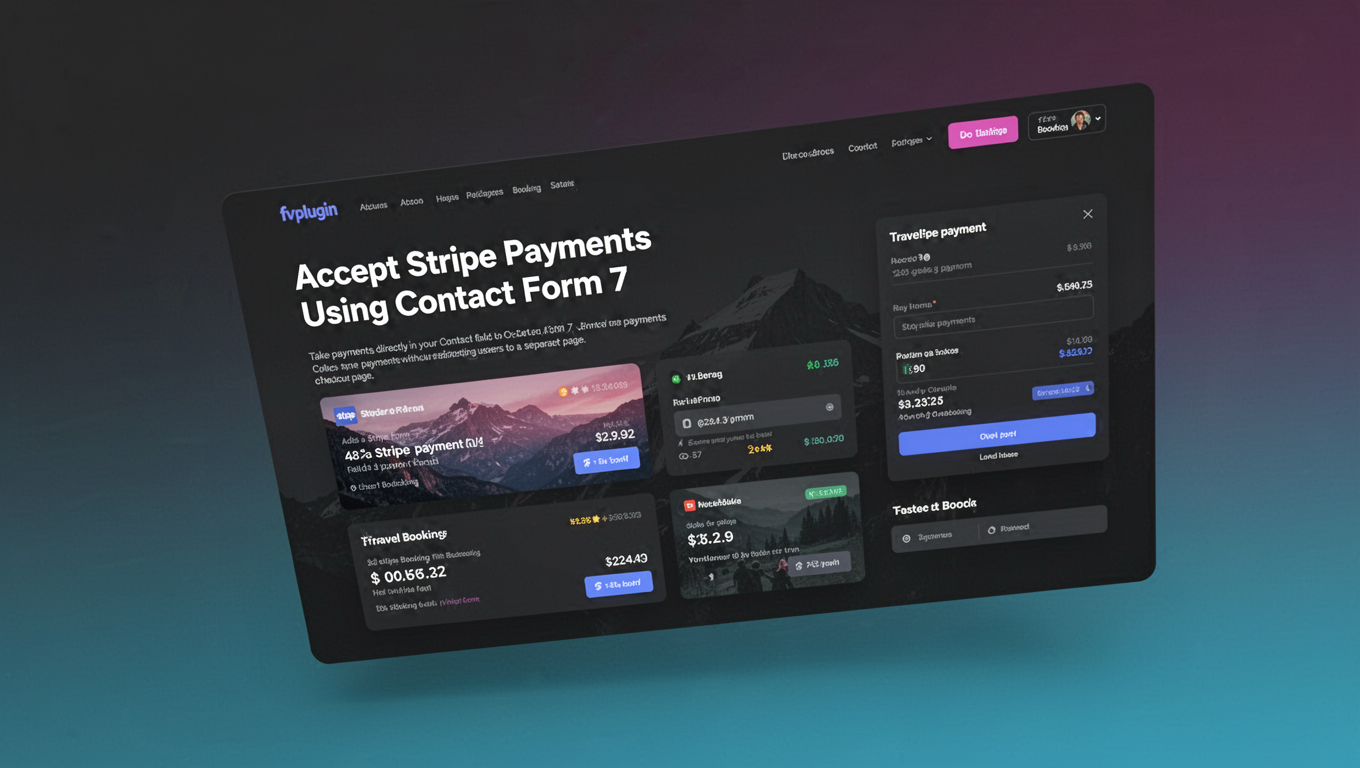 Preview of Accept Stripe Payments Using Contact Form 7