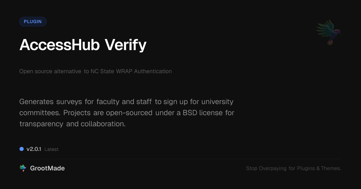 Preview of AccessHub Verify
