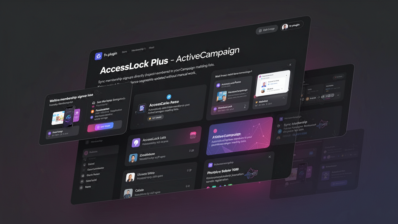 Preview of AccessLock Plus - ActiveCampaign