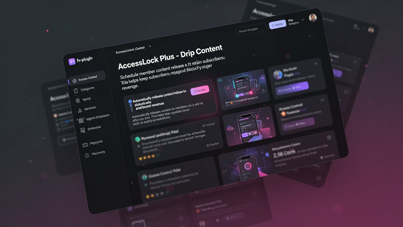 Preview of AccessLock Plus - Drip Content
