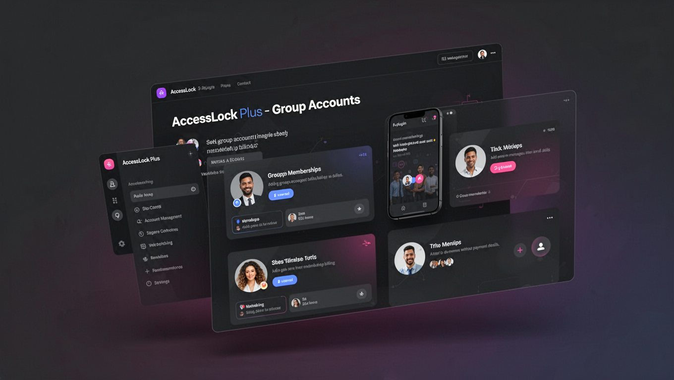 Preview of AccessLock Plus - Group Accounts