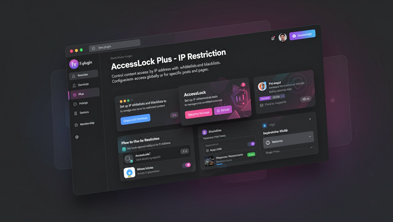 Preview of AccessLock Plus - IP Restriction
