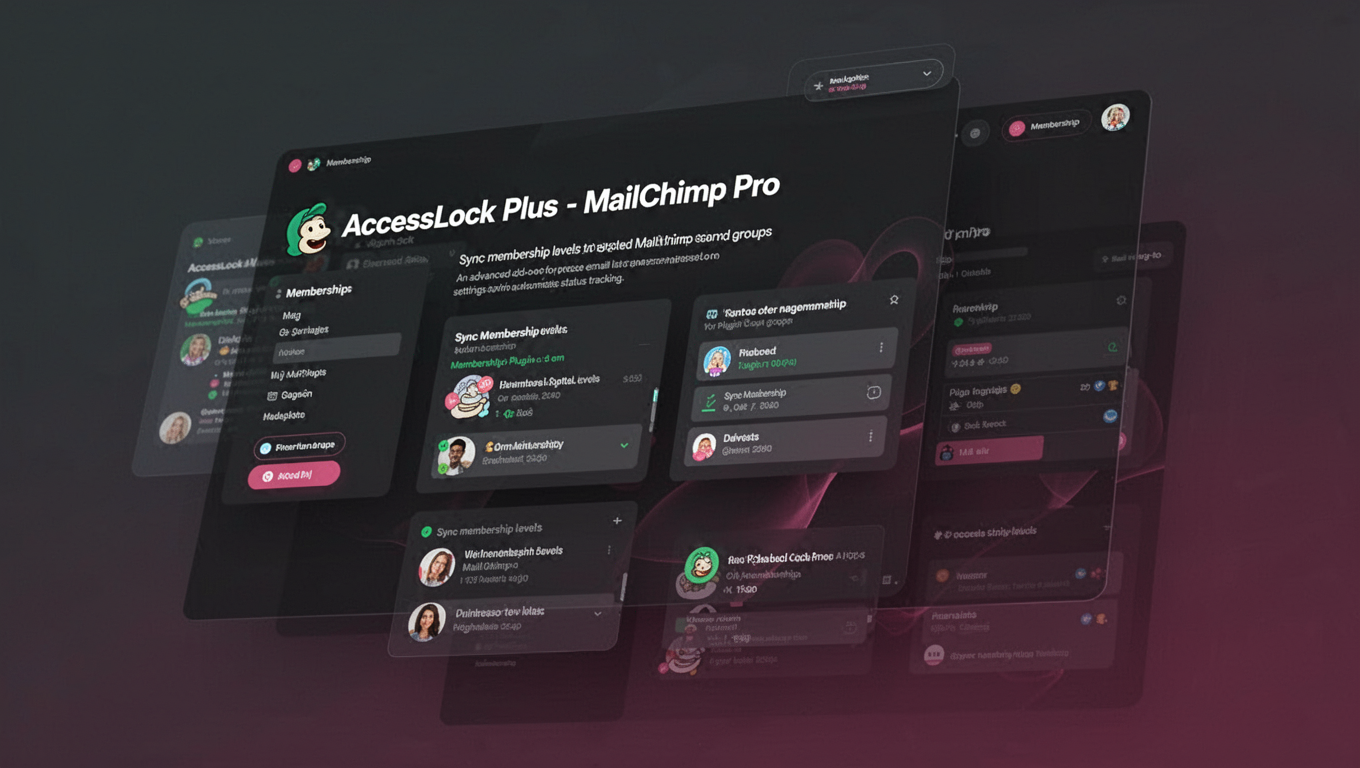 Preview of AccessLock Plus - MailChimp Pro