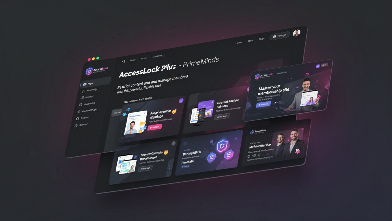 Preview of AccessLock Plus - PrimeMinds