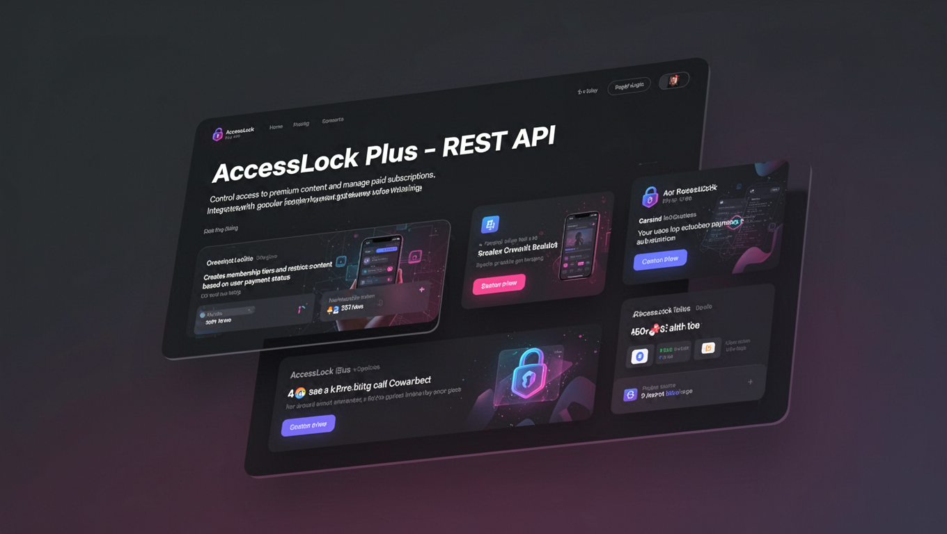 Preview of AccessLock Plus - REST API