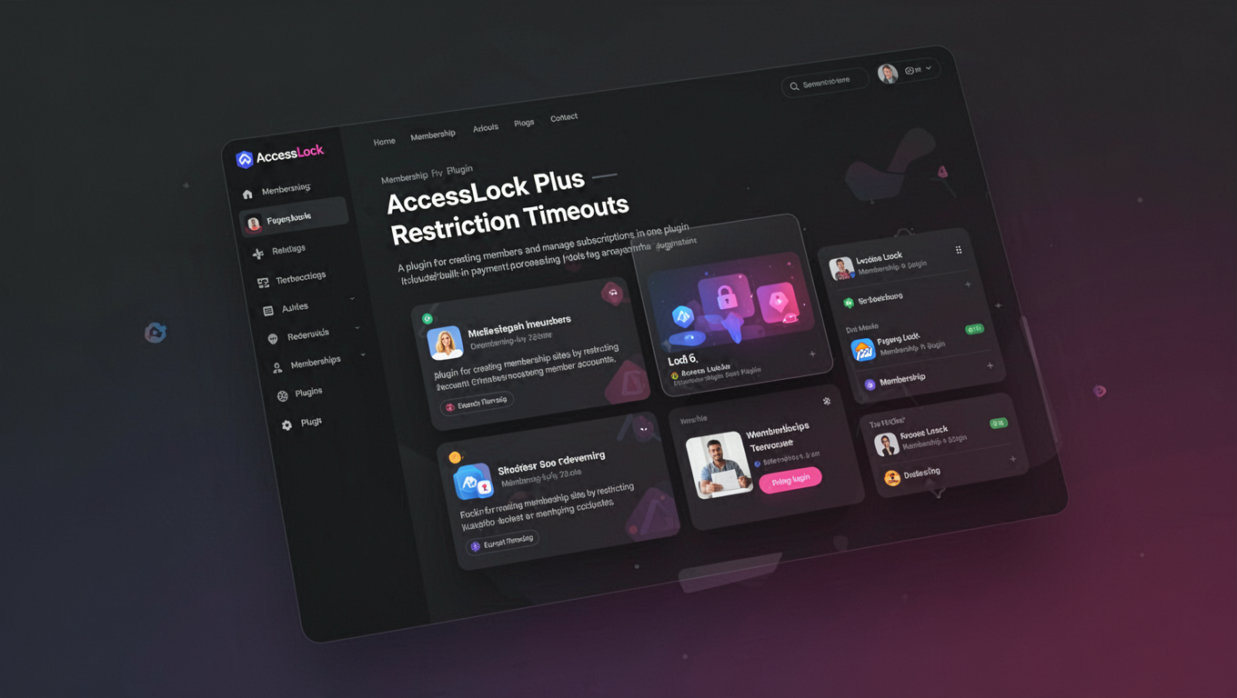 Preview of AccessLock Plus - Restriction Timeouts