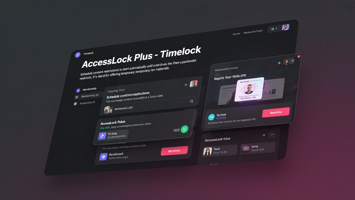Preview of AccessLock Plus - Timelock