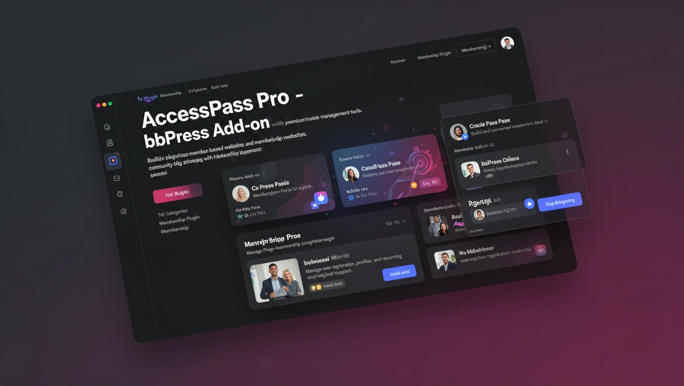 Preview of AccessPass Pro - bbPress Add-on