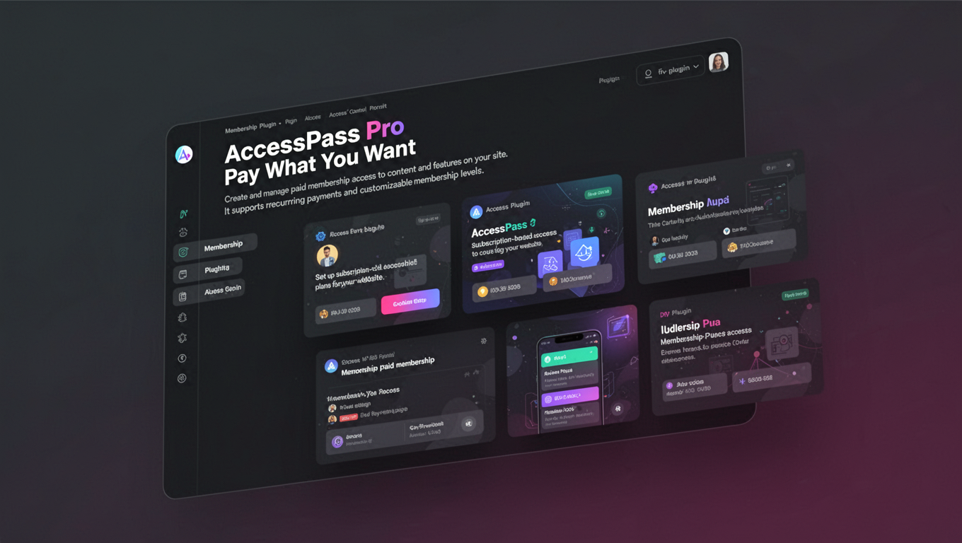 Preview of AccessPass Pro - Pay What You Want