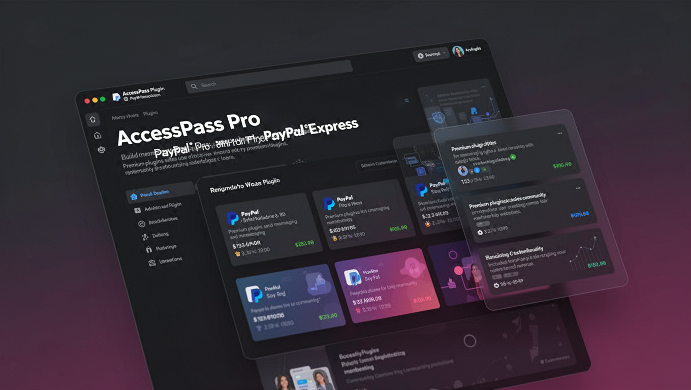 Preview of AccessPass Pro - PayPal Pro and PayPal Express