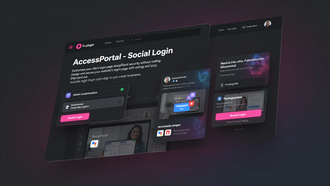 Preview of AccessPortal - Social Login