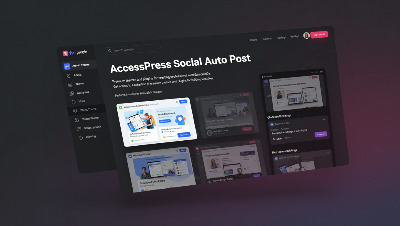 Preview of AccessPress Social Auto Post
