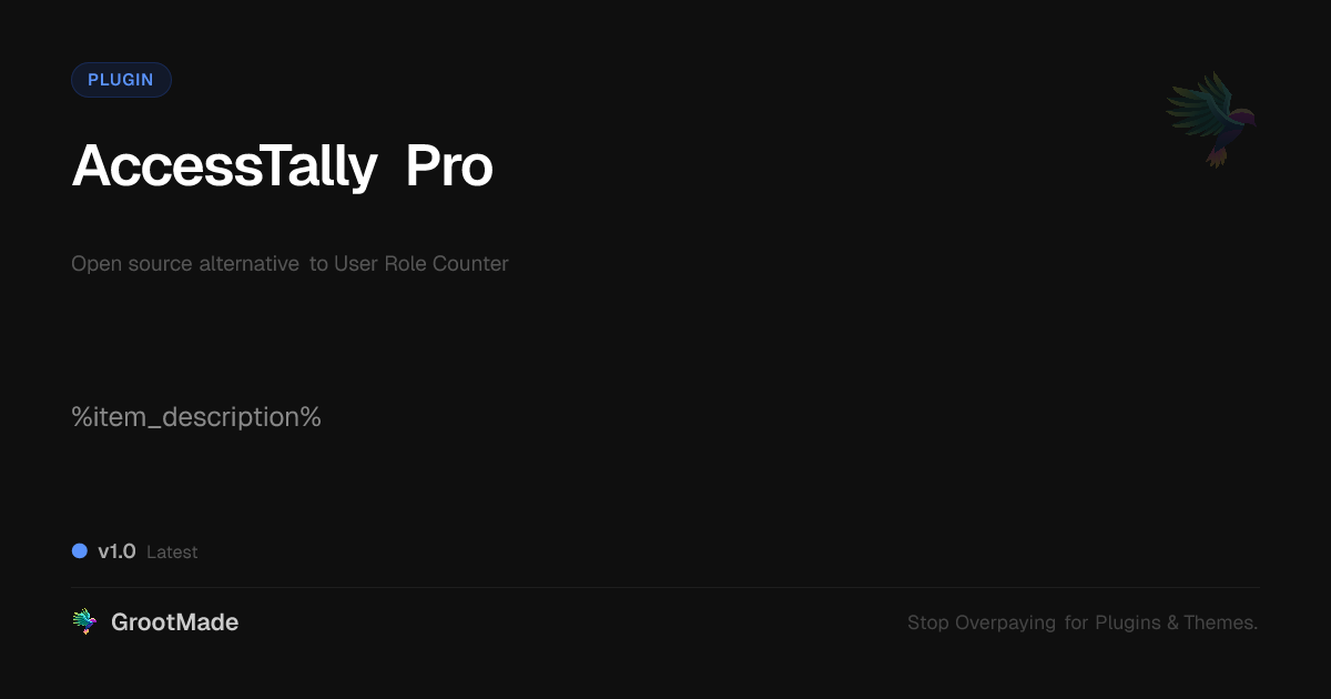 Preview of AccessTally Pro