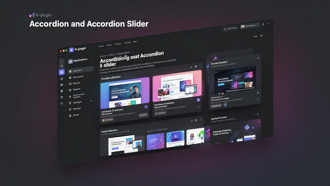 Preview of Accordion and Accordion Slider