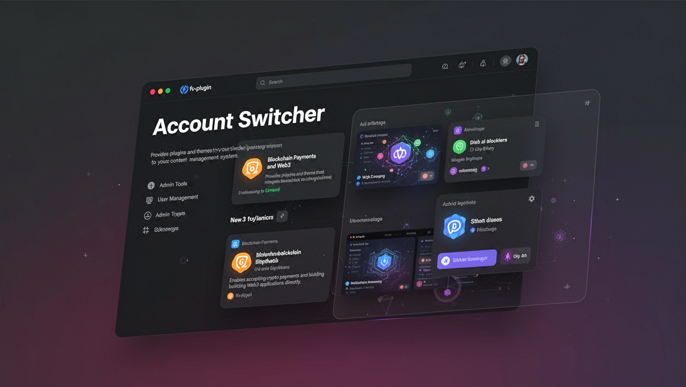 Preview of Account Switcher