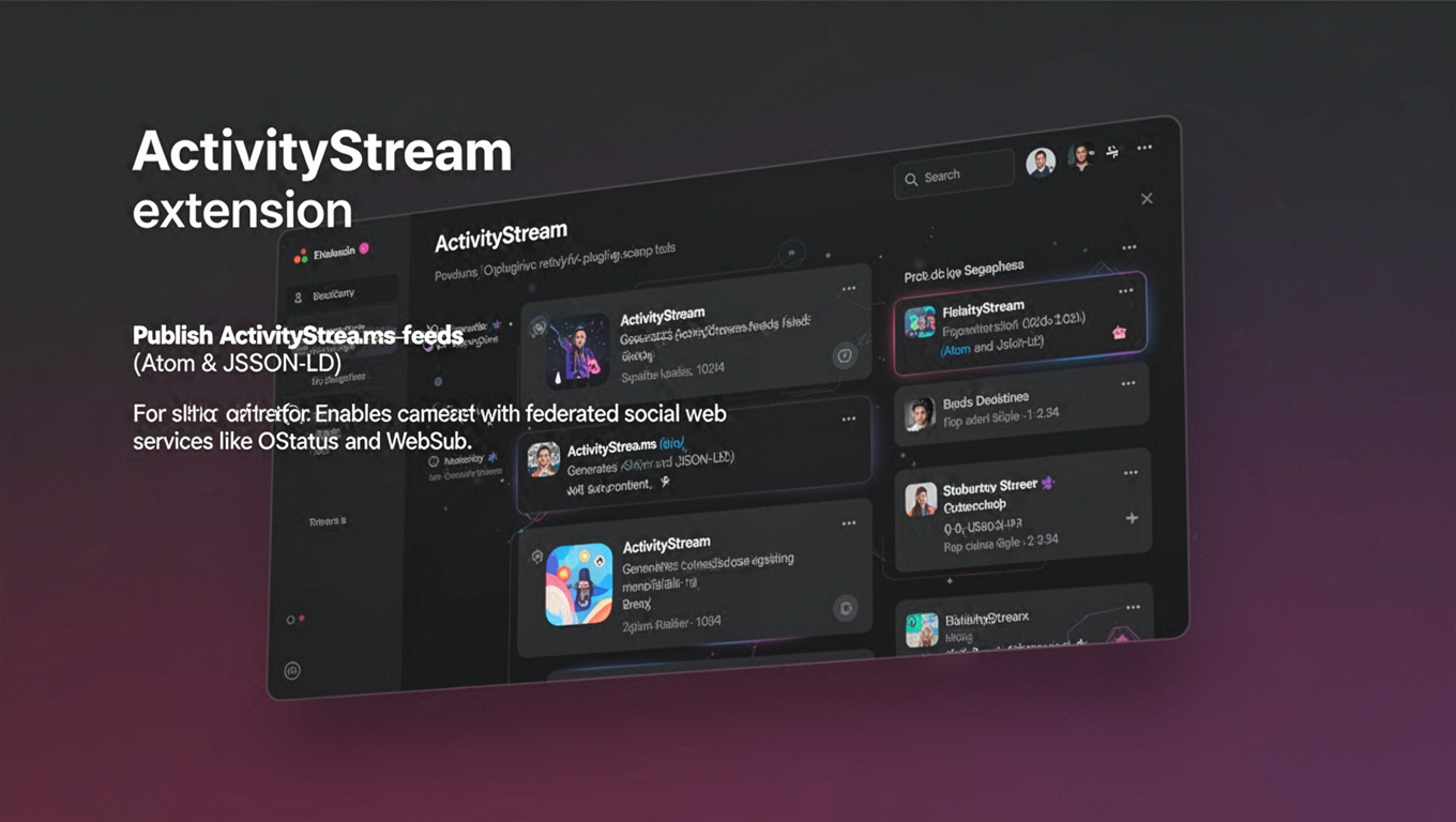 Preview of ActivityStream extension