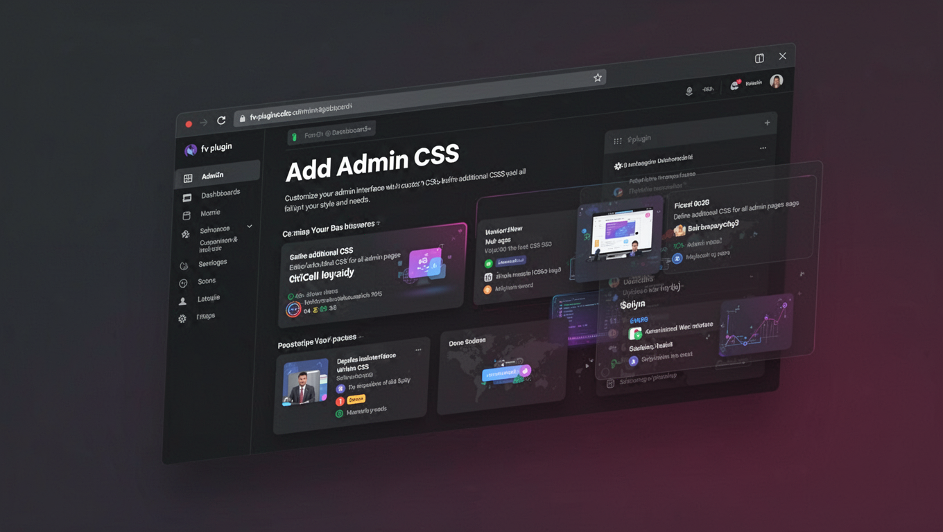 Preview of Add Admin CSS