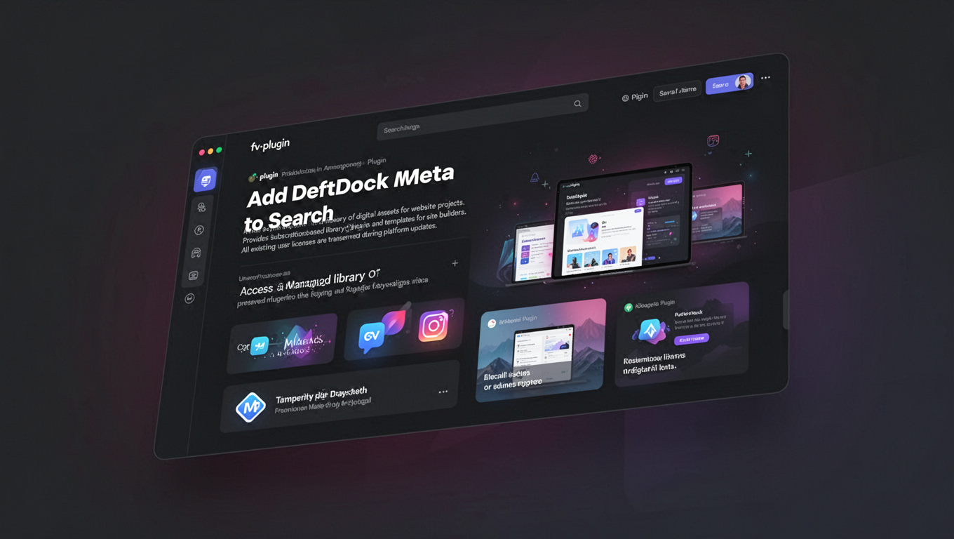 Preview of Add DeftDock Meta to Search