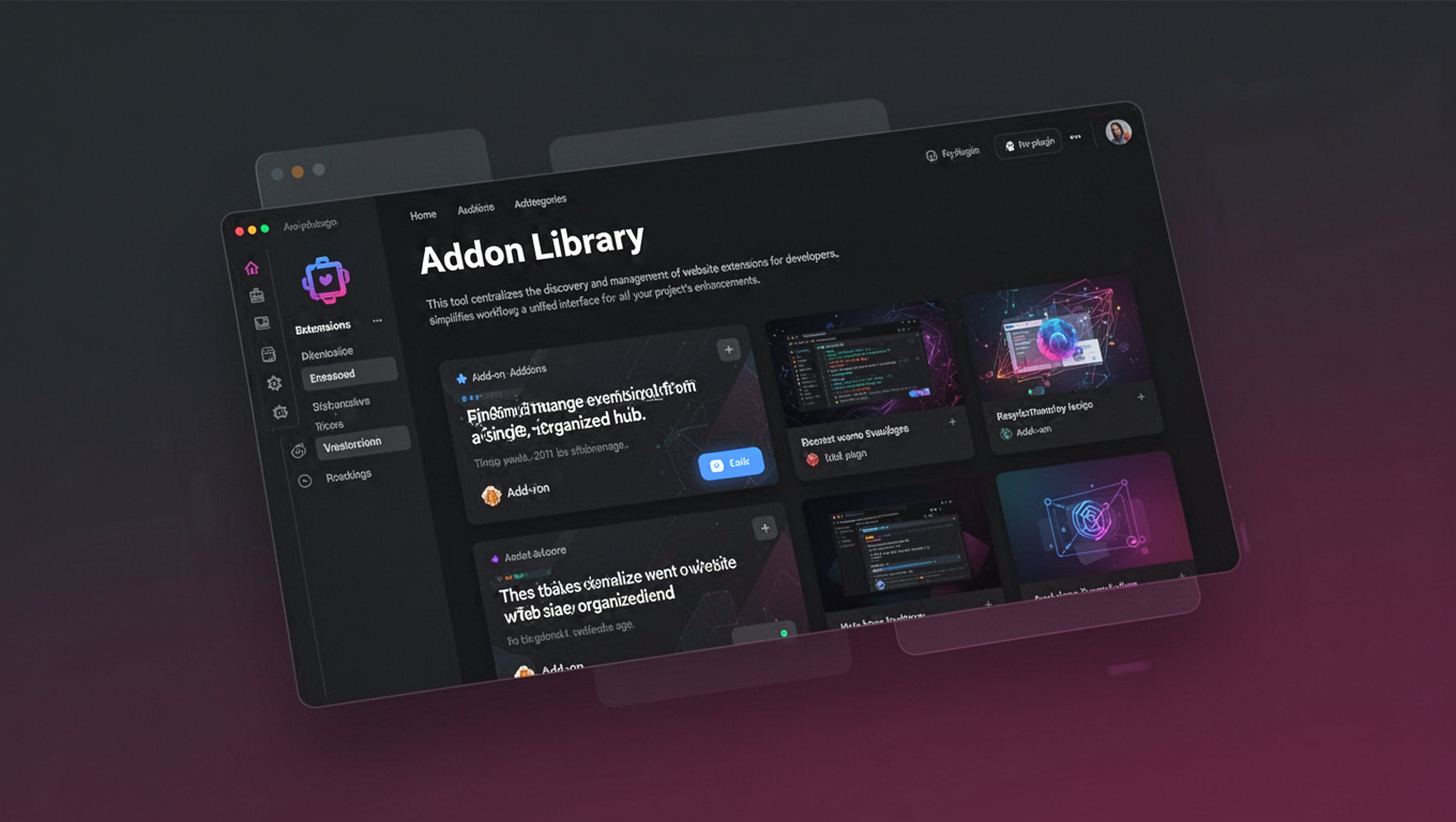 Preview of Addon Library