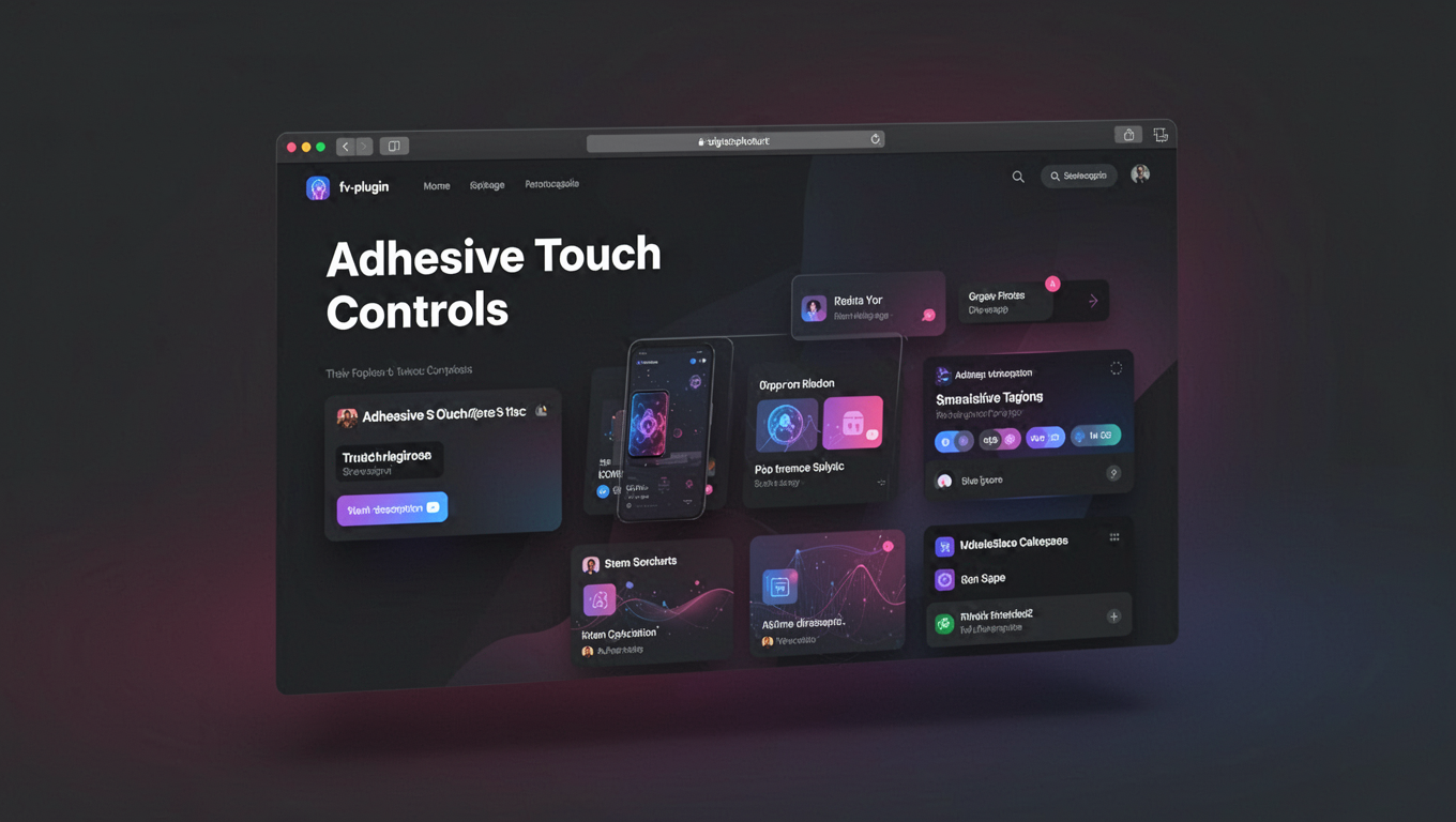 Preview of Adhesive Touch Controls