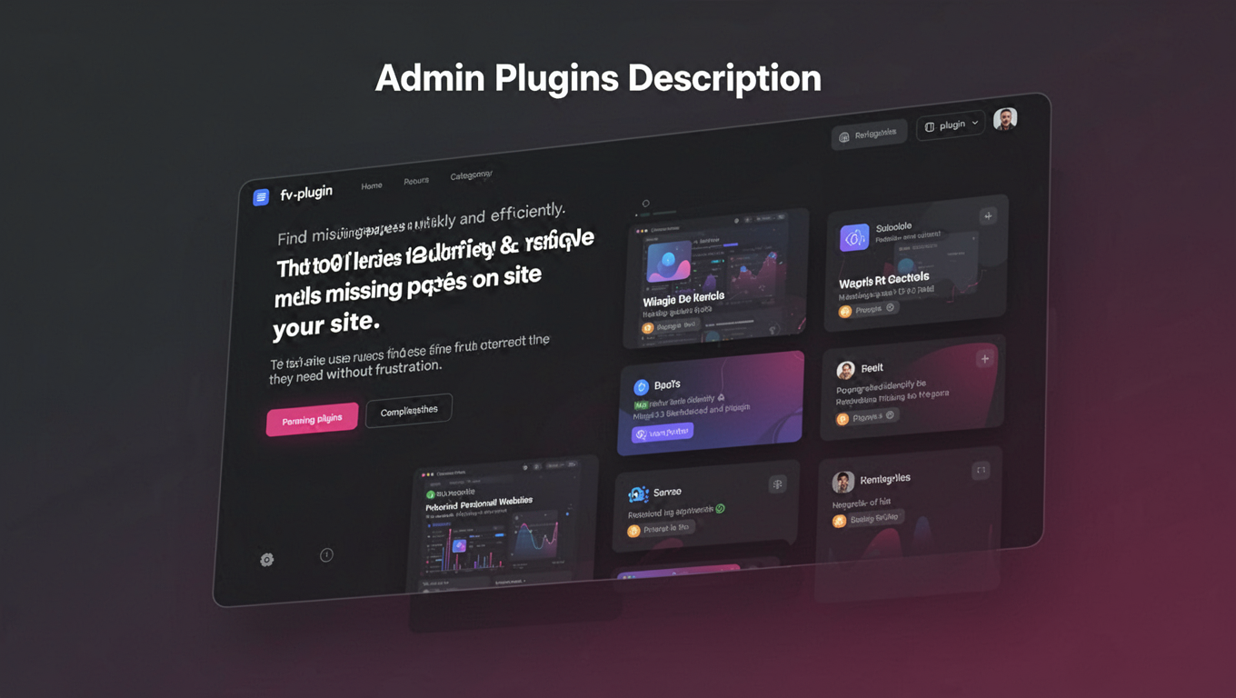 Preview of Admin Plugins Description