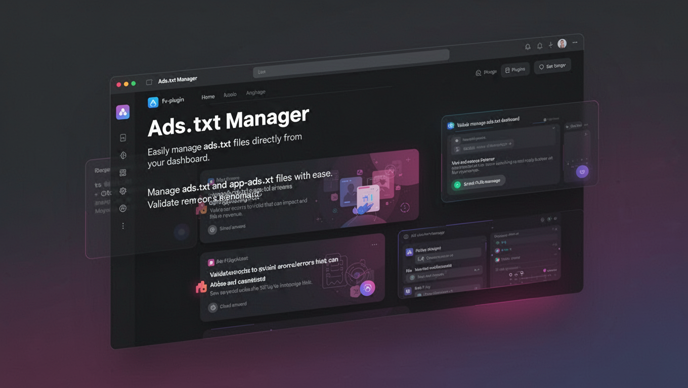 Preview of Ads.txt Manager