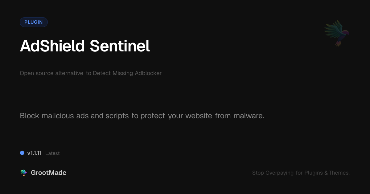 Preview of AdShield Sentinel