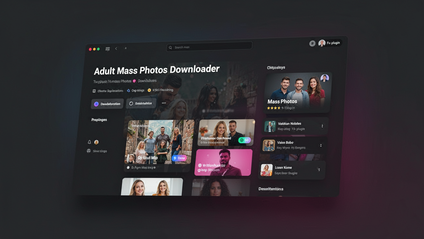 Preview of Adult Mass Photos Downloader