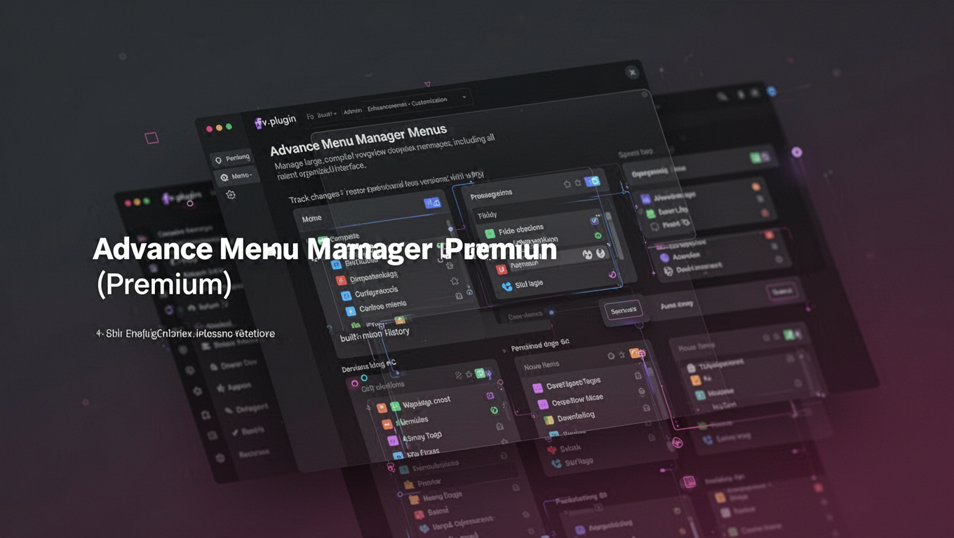 Preview of Advance Menu Manager Premium (Premium)