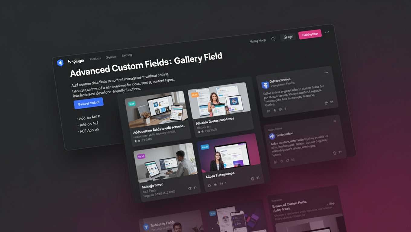 Preview of Advanced Custom Fields: Gallery Field